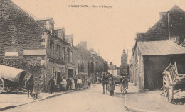 CPA 61 CARROUGES RUE D'ALENCON TRES ANIMEE - Courtomer