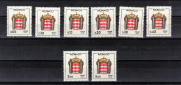 MONACO  Timbres  Taxe  19853 ( Ref MC423)  Ecusson Stylisé - Postage Due