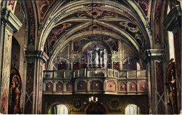 T2/T3 1940 Érsekújvár, Nové Zámky; Szent Ferencrendi Templom Belső, Orgona / Church Interior, Organ (EK) + "1940 Nagysza - Ohne Zuordnung