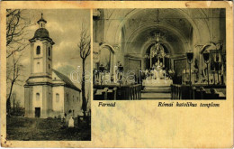 * T3 1943 Farnad, Farná; Római Katolikus Templom, Belső. Hangya Szövetkezet Kiadása / Catholic Church, Interior (fl) - Ohne Zuordnung