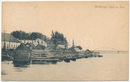 T2 1920 Galgóc, Frasták, Hlohovec; Mlynky Na Váhu / Hajómalom A Vágon, Híd / Váh River With Floating Ship Mills (boat Mi - Ohne Zuordnung