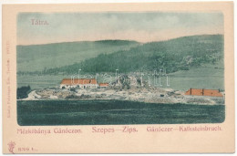 * T1/T2 Gánóc, Gánovce, Gansdorf (Poprád); Mészkőbánya Szepesben. Feitzinger Ede 1902/12. 559. L. / Kalksteinbruch (Zips - Non Classés