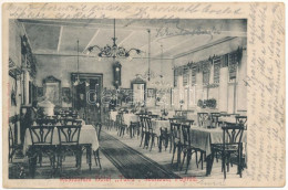 T2/T3 1905 Poprád, Tatra Szálloda Belső, étterem. Fuchs Gyula Kiadása / Hotel Interior, Restaurant (EK) - Sin Clasificación