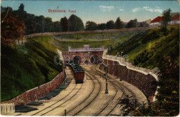 T2/T3 1924 Pozsony, Pressburg, Bratislava; Vasúti Alagút, Vonat / Railway Tunnel, Trains (EK) - Sin Clasificación