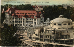 T3 1912 Pöstyén, Piestany; Thermia Szálló és Irma Fürdő. Lampl Gyula Kiadása / Hotel And Spa (EB) - Unclassified