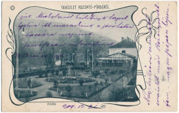 T2 1905 Rozsnyófürdő, Kúpele Roznava; Park. Art Nouveau - Unclassified