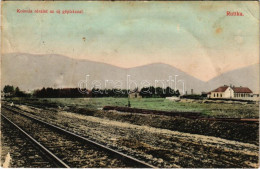 * T3 1915 Ruttka, Vrútky; Kolónia Részlet Az új Gépházzal, Vasútvonal. Felvidéki Magyarság Nyomda Kiadása / Colony, Powe - Non Classificati
