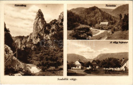 * T2/T3 Szádelő, Zádiel; Szádellői-völgy, Cukorsüveg, Turistaház, Völgy Bejárata. Tobák Fényképész Felvételei / Valley,  - Zonder Classificatie