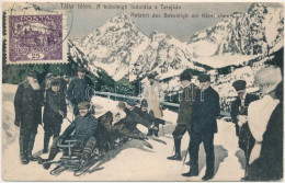 * T2/T3 Tátra, Magas-Tátra, Vysoké Tatry; Bobszán Indulása A Tarajkáról, Téli Sport, Kormányozható Szánkó. Feitzinger Ed - Zonder Classificatie