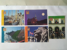 Norway 2000 Oslo 1000 Ar 5 Postal Stationeries Issued For The Oslo 1000 Years Anniversary Unused - Ganzsachen