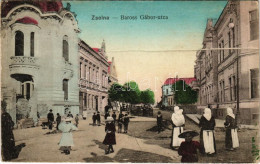 T3/T4 1917 Zsolna, Sillein, Zilina; Baross Gábor Utca. Löwy Fülöp Kiadása / Street (fa) - Ohne Zuordnung