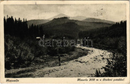 T3 1944 Havasalja, Tibava; Hoverla A Studeni Patakkal / Creek, Mountain (Rb) - Ohne Zuordnung