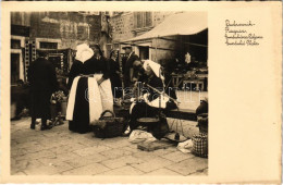 ** T2/T3 Dubrovnik, Ragusa; Gunduliceva Poljana / Gundulic Platz / Square, Market, Croatian Folklore - Sin Clasificación