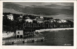 T2/T3 1938 Novi Vinodolski, Novi, Novoga; Strand, Fürdőzők / Beach, Bathers (EK) - Ohne Zuordnung