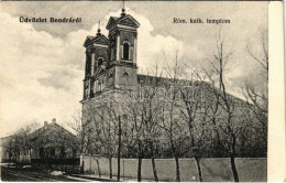 ** T2/T3 Beodra, Novo Milosevo; Római Katolikus Templom Télen / Catholic Church In Winter (EK) - Ohne Zuordnung