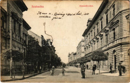 T3 Szabadka, Subotica; Kossuth Utca. Heumann Mór Kiadása / Street View (EK) - Unclassified