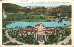 * T2/T3 Colorado Springs (Colorado), Cheyenne Mts. In Distance, The Broadmoor Hotel (wet Damage) - Ohne Zuordnung