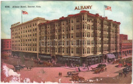 T3 1913 Denver (Colorado), Albany Hotel, Automobiles, Tram, Horse-drawn Carriage (wet Damge) - Zonder Classificatie