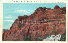 ** T2/T3 Pikes Peak Region, Colorado, Kissing Camels On North Gate Rock, Garden Of The Gods (wet Damage) - Ohne Zuordnung
