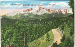 ** T2/T3 Pikes Peak, Colorado, From The Rampart Range Road (wet Damage) - Ohne Zuordnung