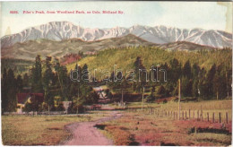 ** T2/T3 Pikes Peak, Colorado, From Woodland Park, Midland Ry (wet Damage) - Sin Clasificación