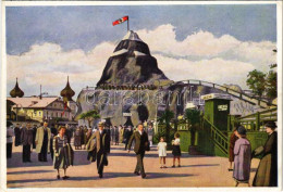 ** T2/T3 Wien, Vienna, Bécs II. Prater, Hochschaubahn / Amusement Park, Nazi Swastika Flag (EK) - Ohne Zuordnung