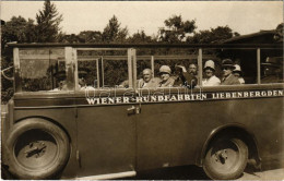 * T2 Wien, Vienna, Bécs; Wiener Rundfahrten Liebenbergden / Toruist Autobus Trip. Foto "Vienna" Photo - Zonder Classificatie