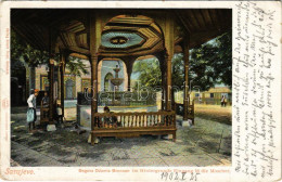 * T3 1902 Sarajevo, Begova Dzamia Brunnen Im Hintergrunde Eingang In Die Moschee / Mosque, Fountain (Rb) - Ohne Zuordnung