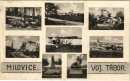 T2 1928 Milovice, Voj. Tábor / Military Camp, Tank, Aircraft, Cannon - Unclassified