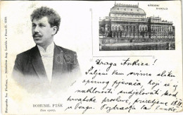 * T4 1898 (Vorläufer) Praha, Prague, Prága; Národní Divadlo, Bohumil Pták Clen Opery / Theatre, Opera Member (cut) - Ohne Zuordnung