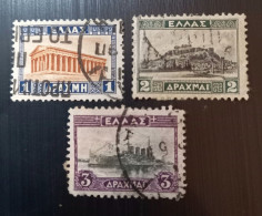 Grèce 1927 New Daily Stamps – Perforation: 12½ X 13½ Lot 2 - Oblitérés