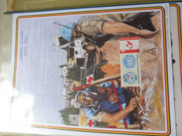 Souvenir Belgique Belgie Duostamp ( 2007 ) War Liban Libanon Casques Bleus Gestempelt Oblitéré Bruxelles Perfect - Commemorative Documents