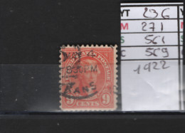 PRIX FIXE Obl 236 YT 271 MIC 561 SCO 569 GIB T. Jefferson 1922 1925 Etats Unis 58/08 - Used Stamps