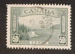 CANADA YT 200 OBLITERE "PORT DE VANCOUVER" ANNÉE 1938 - Gebraucht