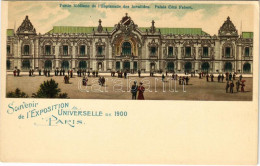 ** T2/T3 Paris, Souvenir De L'Exposition Universelle De 1900. Partie Médiane De L'Esplanade Des Invalides, Palais Coté F - Ohne Zuordnung