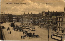 T3 1908 Den Haag, S'-Gravenhage, The Hague; Stationsplein / Statuib Square, Trams (EK) - Ohne Zuordnung