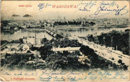 T3 1900 Warszawa, Varsovie, Warschau, Warsaw; Widok Ogólny / General View, Bridge (EK) - Ohne Zuordnung