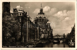 T2/T3 1936 Berlin, Spreepartie Mit Dom Und Schloss / Spree-river With Cathedral And Royal Palace, Bridge, Ships (EK) - Non Classificati