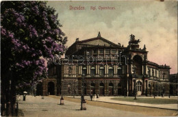 T2/T3 1908 Dresden, Kgl. Opernhous / Opera House (EK) - Zonder Classificatie