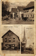 * T3 Lülsfeld, Hauptstraße, Kirche U. Schule, Gemischtwarengeschäft V. Franz Reuß / Main Street, Automobile, Church And  - Non Classificati