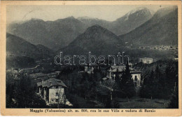 T2/T3 1939 Barzio (Valsassina), Maggio Alt. M. 800, Con Le Sue Ville E Veduta Di Barzio / General View - Ohne Zuordnung