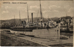 ** T2/T3 Genova, Genoa; Bacini Di Carenaggio / Dry Docks, Steamship (EB) - Ohne Zuordnung