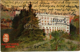 T2/T3 1912 Merano (Südtirol), Palast Hotel (EB) - Ohne Zuordnung