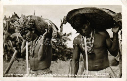 ** T2/T3 Ilha Do Bananal, Brasil, Indios Carajás Volta Da Pesca De Tartarugas / Brazíliai Teknős Halászok / Brazilian Tu - Non Classés