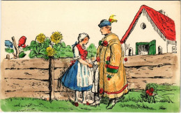 ** T2 Magyar Folklór Művészlap / Hungarian Folklore Art Postcard - Ohne Zuordnung