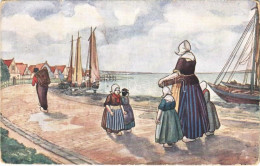 T3 1911 German Seaside Folklore Art Postcard. A.S.M. Serie 544. (fa) - Zonder Classificatie