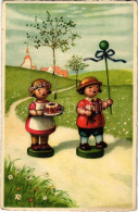 ** T2/T3 Children Art Postcard (kis Szakadás / Small Tear) - Non Classés