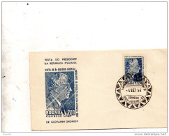 1958  LETTERA - Briefe U. Dokumente
