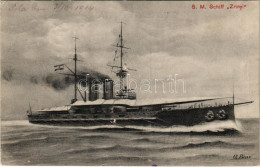 T2/T3 1914 SMS ZRÍNYI Az Osztrák-Magyar Haditengerészet Radetzky-osztályú Pre-dreadnought Csatahajója / K.u.K. Kriegsmar - Non Classés