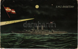 * T3 1911 SMS Radetzky Az Osztrák-Magyar Haditengerészet Radetzky-osztályú Csatahajója Este / K.u.K. Kriegsmarine / Aust - Unclassified